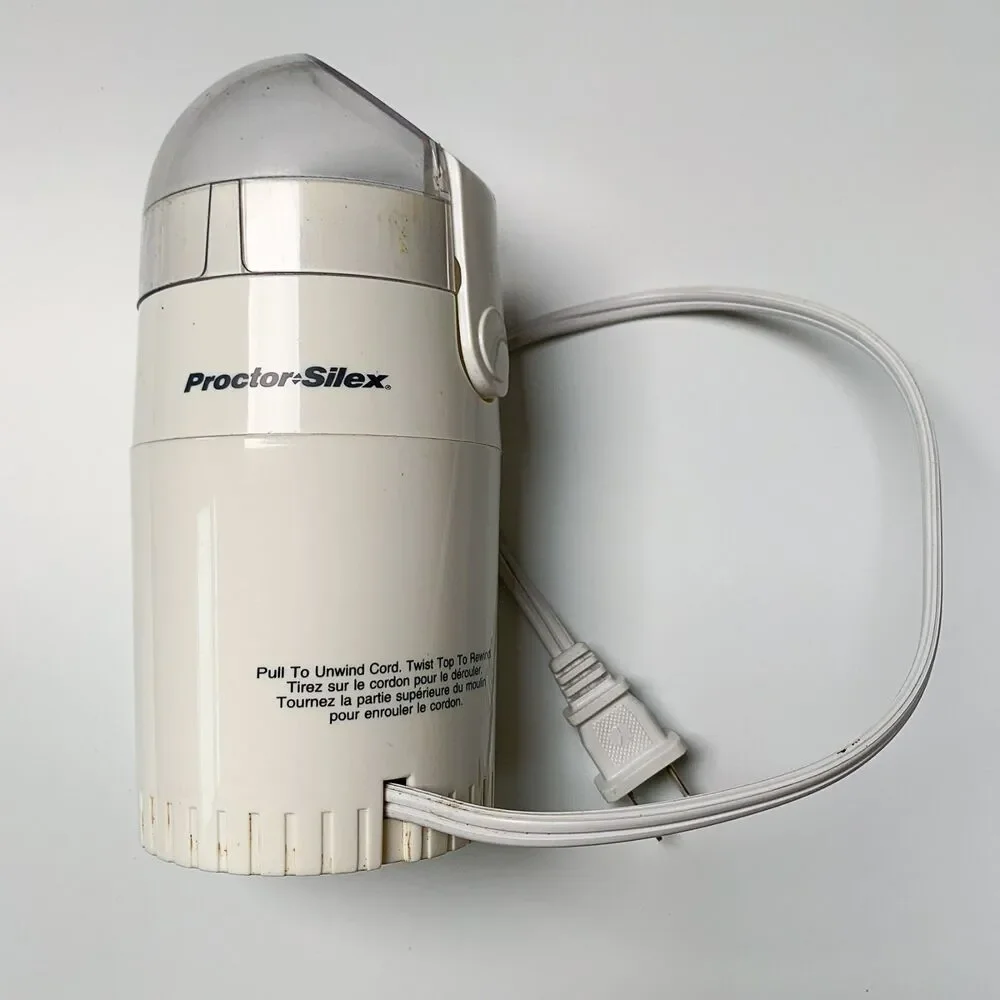 Proctor Silex Electric Coffee Bean Spice Grinder Mill Stainless Steel Blades